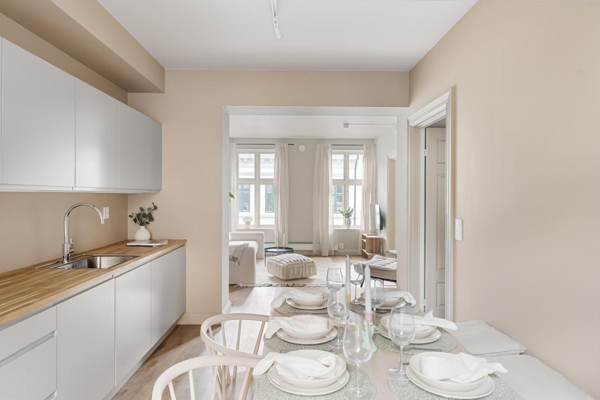 Dinbnb Apartments Gruenerlokka I 2-Bedroom With Balcony Oslo Exterior photo
